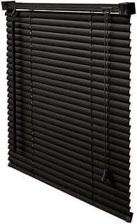 Persiana Horizontal PVC 25MM 1,40Larg X 1,60Alt Preta