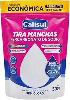 Pacote de Percarbonato de Sódio Puro Tira Manchas Calisul 500g
