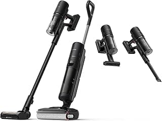 Aspirador vertical Dreame H12 Dual FlexReach com vários acessórios, fundo branco