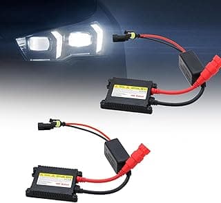2Pcs Hid Ballast, Car Xenon Hid Ballast, Dc 12V 35W Universal Xenon Headlight Ballast Kit, Super Slim Xenon Ballast, Super Slim Hid Ballast Kit Adequado Para H1 H3 H4 H7 H11 H13 9005 9006 90