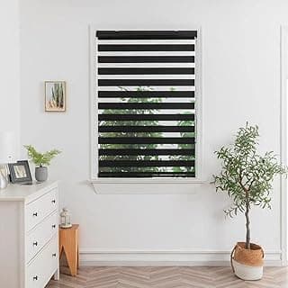 Persiana Double Vision Sunny 1,60Larg X 2,20Alt Total Black