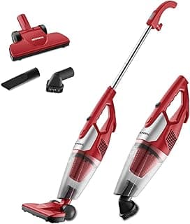 Aspirador de pó vertical Mondial vermelho com acessórios, 1200W, 110V