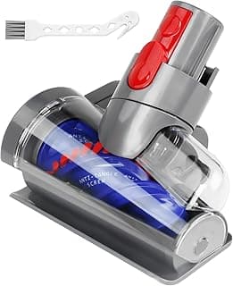 Mini cabeça de escova motorizada para aspirador de pó com rolo anti-emaranhamento