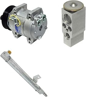 Kit de serviço de substituição de compressor HVAC A/C CK 5648 com compressor, bloco de válvulas e tubo de metal