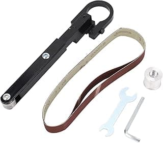 Kit de lixadeira de correia com ângulo de fixação em liga de alumínio