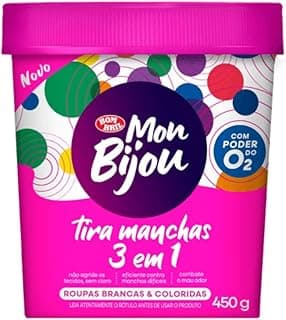 Tira Mancha Po Branca Colorida 3 1 Mon Bijou BomBril 450G