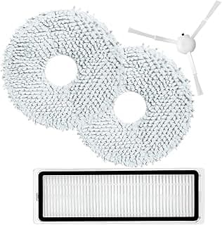 Kit refil para Aspirador Robô Xiaomi com 2 mops de microfibra e 1 filtro de ar