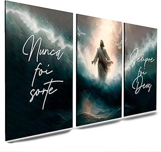 Kit 3 Quadros Decorativos Motivacionais com Texto Inspirador