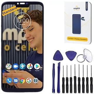 Tela Frontal Display Touch Compatível Moto G7 Power Empório Standard Preto
