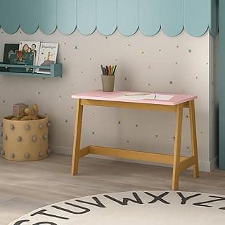 Mesa Escrivaninha Infantil Sofia e 64cm Rosa Rosa