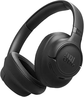 Fone de ouvido Bluetooth JBL Tune 730, preto, over-ear, com cancelamento de ruído