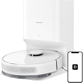 Robô aspirador DREAME D15 Plus branco em fundo neutro