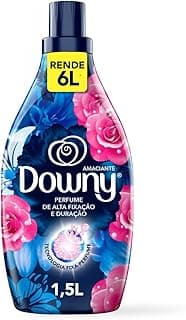 Frasco de amaciante concentrado Downy Brisa Intenso 1,5L rende 6L