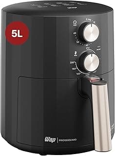 Fritadeira Elétrica Air Fryer WAP GRAND FAMILY Revestimento Antiaderente 5 Litros Preto 127V