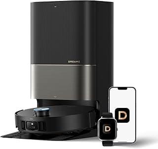 Dreame X50 Ultra Robot Aspirador e Esfregão com smartphone e smartwatch