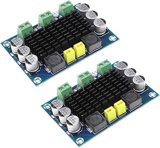 HiLetgo 2 Placas Amplificadoras de Áudio Tpa3116 de 100 W, 12 V/24 V Cc, Mono, Digital, Módulo Amplificador de Alta Potência.