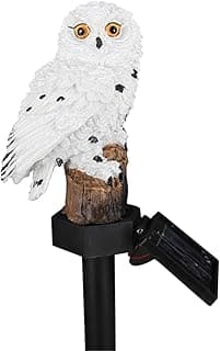 Luzes solares LED Luzes de estaca de jardim em formato de coruja Lâmpada LED movida a energia solar Caminho para passarela Gramado Pátio Iluminação de quintal Lâmpada de paisagem à prova d'água ao a
