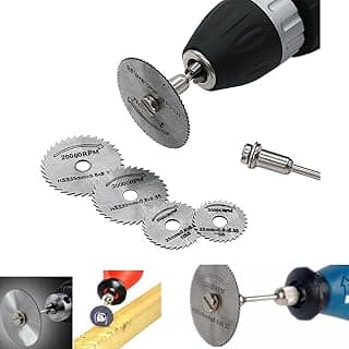 Kit Mini Disco Serra Circular para Micro Retífica – 7 em 1 para Corte de Madeira e Outros Materiais