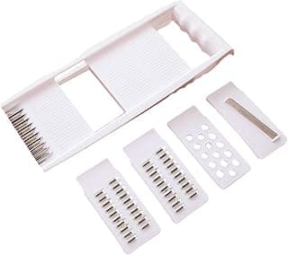Cortador manual multifuncional 4 em 1 para legumes com alça ergonômica