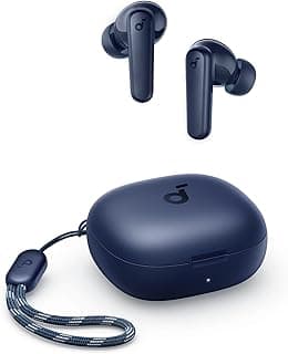 soundcore P20i da Anker, Fone de Ouvido Bluetooth 5.3, Graves Potentes, Drivers de 10mm, 30H de Reprodução, Resistência à Água, 2 Mics IA, Personalização de Som via App, Fone sem fio tws, Azul Escuro