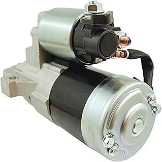 Motor de arranque WAI 17908N, alumínio e preto, detalhes de conexão, ângulo frontal, fundo branco