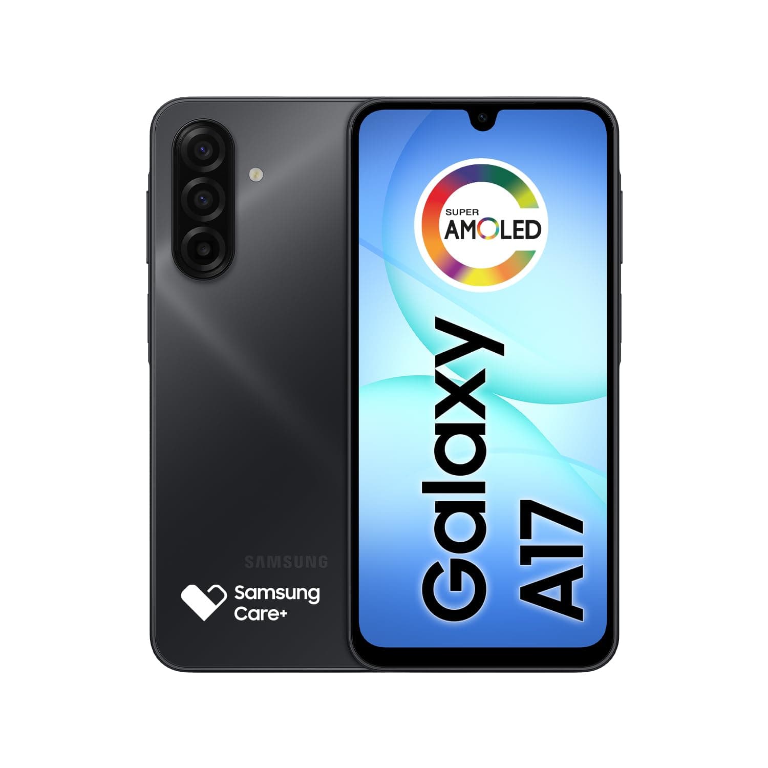 Smartphone Samsung Galaxy A17 Tela 6.7" Super AMOLED 128GB 4GB RAM Preto