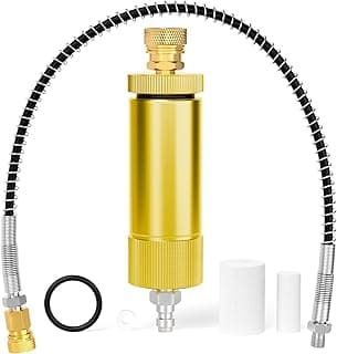 Separador de óleo e água MEANLIN MEASURE, 30 Mpa, mangueira flexível, 50 cm, conexão rápida 8 mm e M10, para compressor de ar