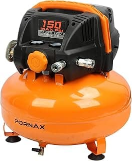 Compressor de Ar Panqueca FORNAX 150 Litros Sem Óleo com Dois Acopladores