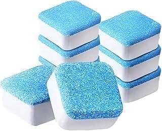 Kit 12 Pastilhas Efervescentes para Limpeza de Máquina de Lavar – Limpeza Profunda Antiodor, Remove Resíduos e Prolonga a Vida da Lavadora
