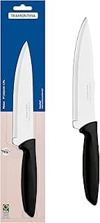 Faca Chef Tramontina 23426107 Lâmina em Inox 7" Cabo Preto