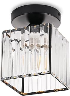 Luz de teto cristal minimalista pós-moderna para varanda corredor hall entrada guarda-roupa