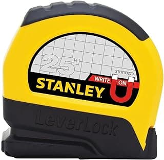 STANLEY Stht33281L 25' Ponta Magnética E Fita Métrica Leverlock De Leitura Fracionada