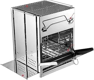 Mini Churrasqueira Inox Dobrável