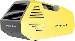 Ar condicionado portátil, ar-condicionado para barracas, ar condicionado externo, unidade de resfriamento de ar condicionado doméstico 2380BTU, 24 V, 222 W de baixa potência, para barracas de