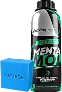 Lava Autos Mentamol Desengraxante Limpeza Automotiva 1L com esfregão Yamase