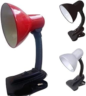 Luminaria De Mesa Presilha Articulavel Com Garra Bivolt Sala Trabalho Escritorio Abajur (ZEM-31501)