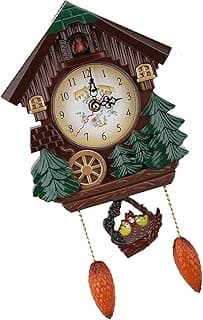 HEEPDD Relógio de Parede Decorativo, Plástico Premium, Grandes Algarismos Arábicos, Decoração de Casa, Perfeito para Sala de Estar, Cozinha, Sala de Jantar, Decoração Diária