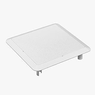 Arandela quadrada branca de 6 polegadas para embutir no teto de gesso