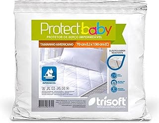 Capa impermeável para colchão de berço americano, tamanho 130x70, resistente e antiácaro
