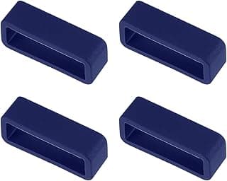Laços de pulseira de relógio azul escuro, 4 peças, para pulseira de 20 mm