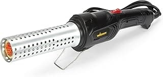 HomeRight Electro-Torch C900085 acendedor de fogo, acendedor e isqueiro a carvão, defumador para churrasco, iniciador de grelha, ar aquecido sem produtos químicos com soprador integrado
