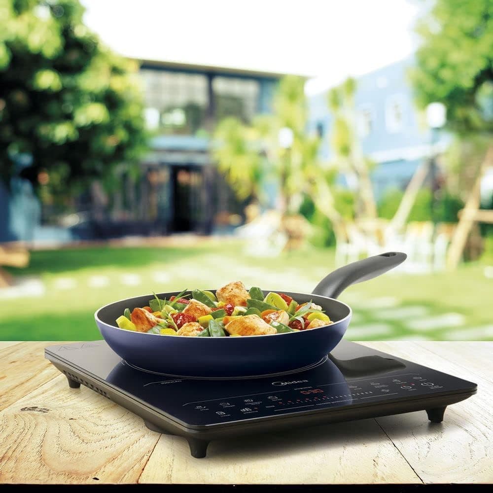 Cooktop Portátil Midea por Indução com 8 Funções Preto 110V