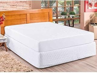 Protetor impermeável para colchão casal branco matelado ultrassônico