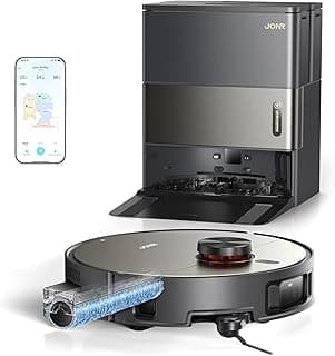 Aspirador de pó robô JONR X9 PRO com rolo de limpeza e esfregão, controle por smartphone