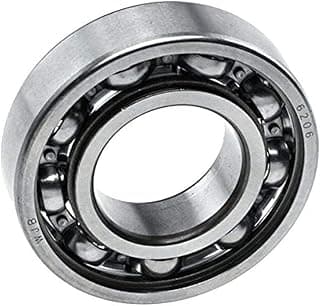 WJB RB6206 - Rolamento da roda traseira/rolamento de esferas - Referência cruzada: Nacional 206/ Timken 206/SKF 6206-J, 1 pacote