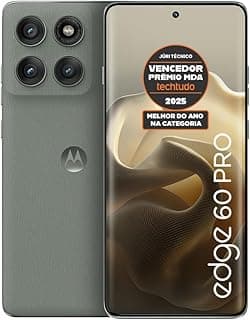 Smartphone Motorola Edge 60 PRO 5G 512GB 24GB RAM Tela Quad-Curve Câmera 50MP Sony Resistência Militar IP68 IP69 Cinza