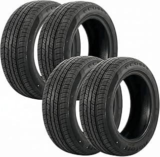 Jogo com 4 Pneus ECO809 175/75 R14 87T, Aro 14, Sem Câmara, para Passeio em Asfalto