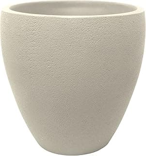 JAPI JVIRC40 Vaso Elipse Rustico, 40 Cimento