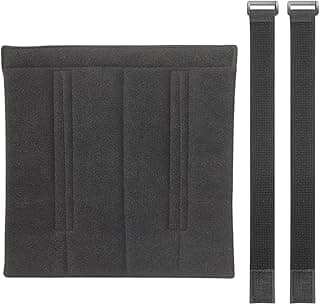 Capa protetora preta para escada de cama com duas tiras ajustáveis