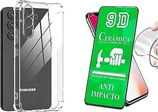 Kit Capa Capinha Case Anti Impacto e Película Ceramica 9D Compatível Samsung Galaxy A25 / Galaxy A24